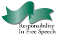 [Responsibility in free speech logo]